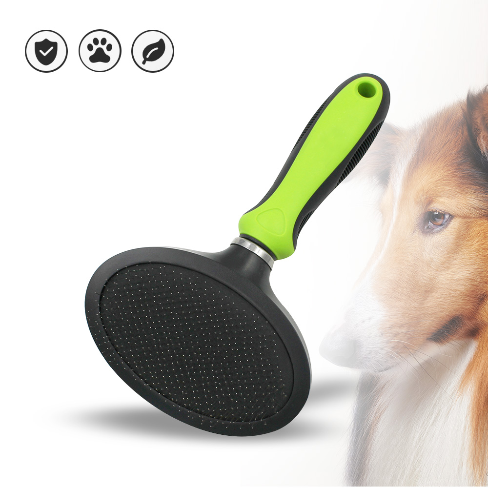 Elastic Oval-Headed Pet Slicker Brush for Dogs and Cats-01