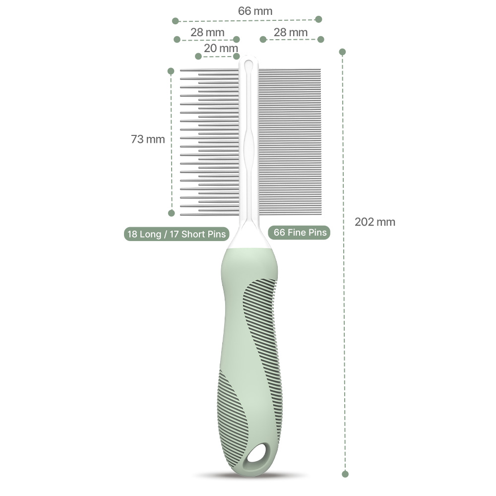 Dual-Sided Pet Comb for Dogs and Cats-02