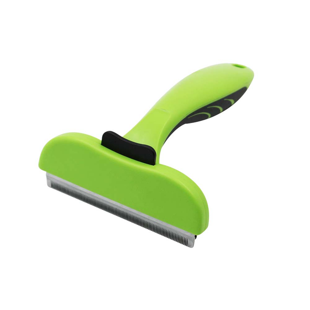 Straight-Blade Self-Cleaning Deshedding Tool for Dogs & Cats 【0101-095/0101-096】