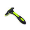 Self-Cleaning Straight Blade Deshedding Tool with Interchangeable Heads for Dogs & Cats 【0101-024】