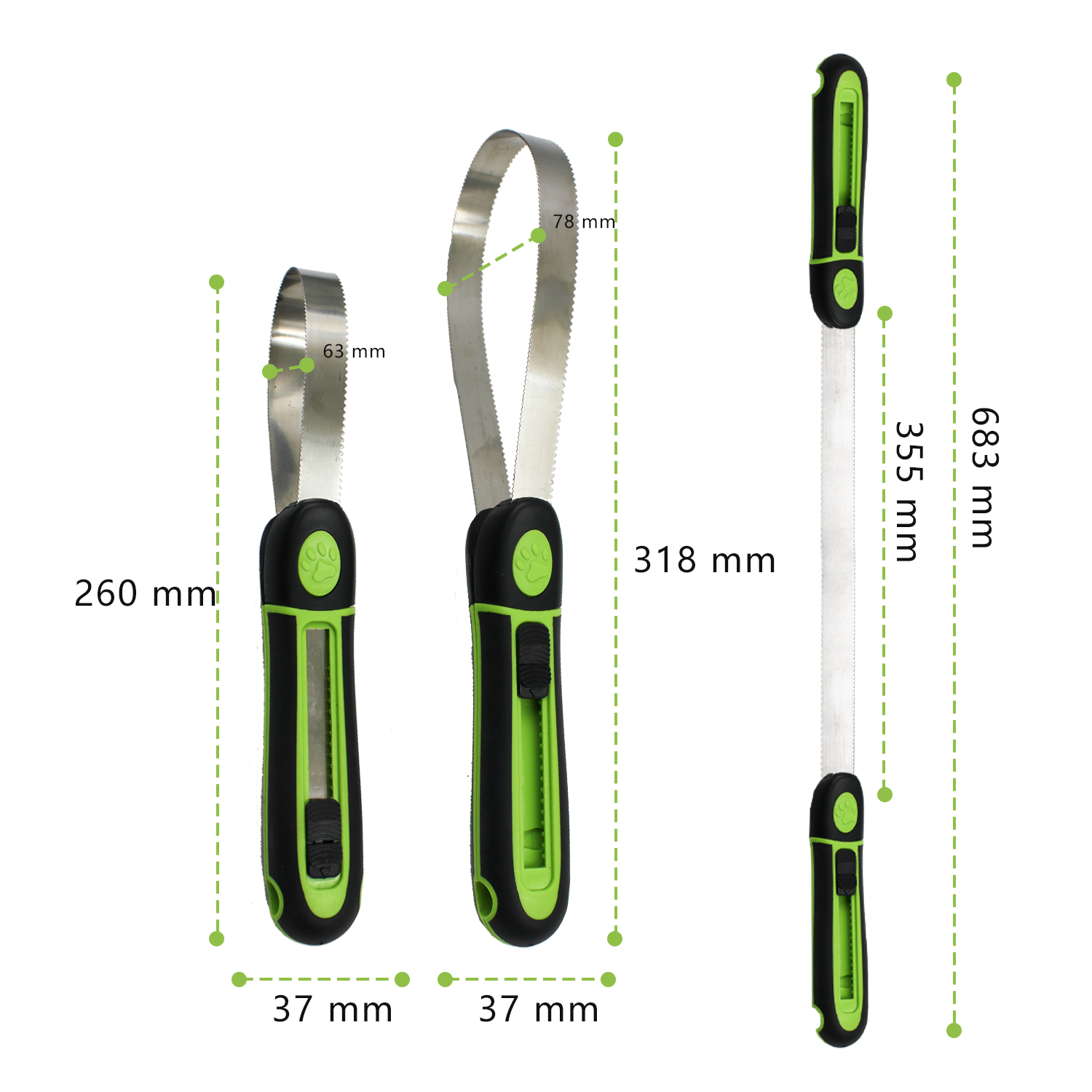 Dual-Sided Adjustable-Blade Deshedder-02