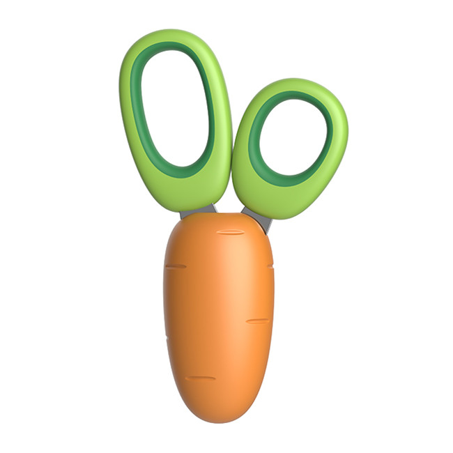 Carrot-Shaped 2-in-1 Pet Nail Clipper Set with File for Cats, Small Pets & Birds【0104-031】