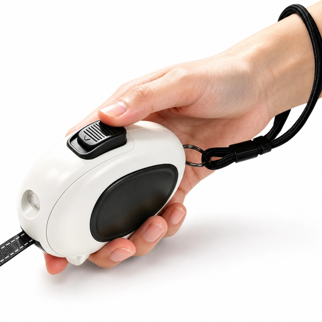 Palm-Sized Retractable Dog Leash IB03-01-XXS