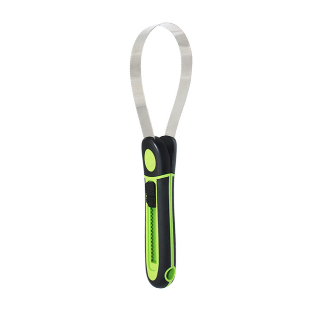 Dual-Sided Adjustable-Blade Deshedder for Large Dogs and Horses【0101-022】
