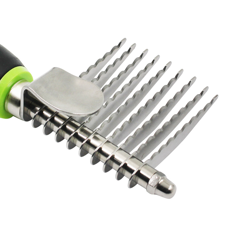 Wavy-Tooth Long Hair Detangler | Dog & Cat Grooming Comb【FSQ9】