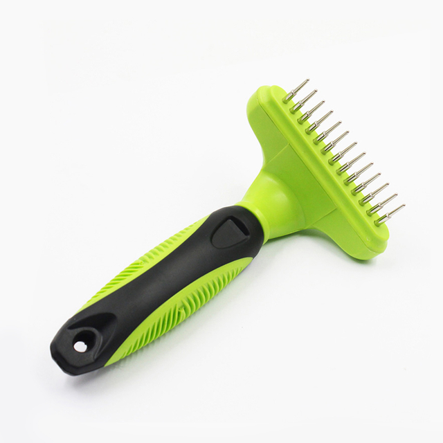 Rotating Pin Dog & Cat Rake Comb - Single Row / Double Row【0101-018/0101-019】
