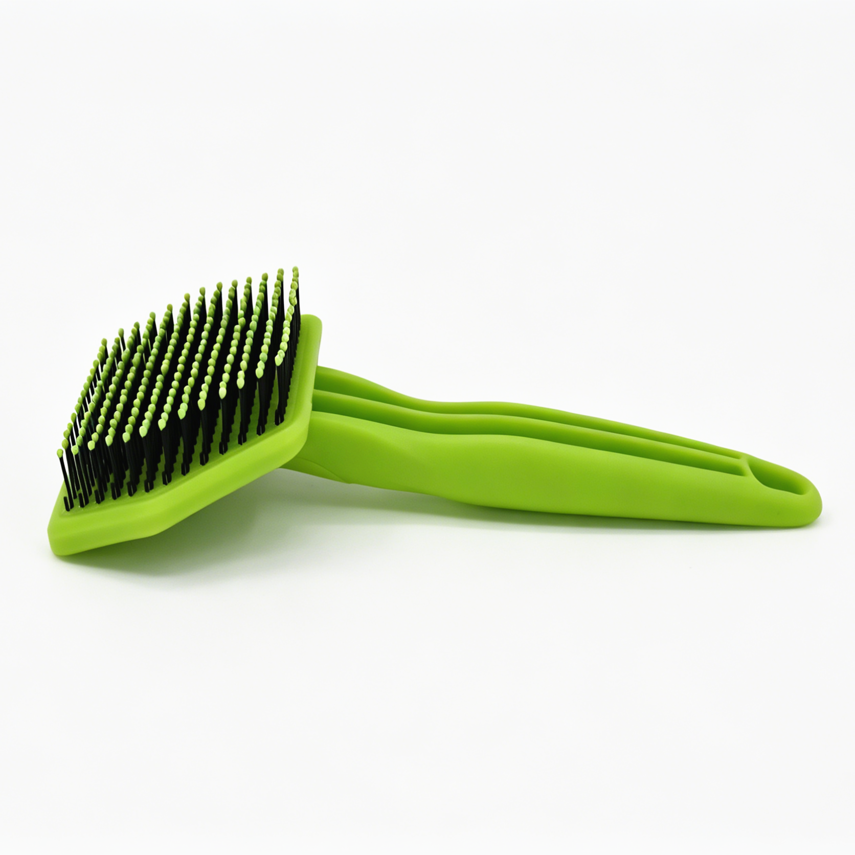 Compact Nylon Pin Pet Brush with Rounded Tips for Dogs and Cats【0101-104】