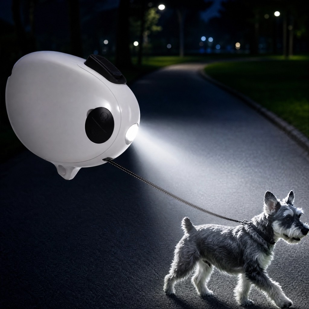 Palm-Sized Retractable Dog Leash IB03-01-XXS