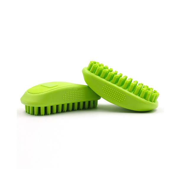 Dog Shampoo Brush with Plum Blossom Pillars【RB013】