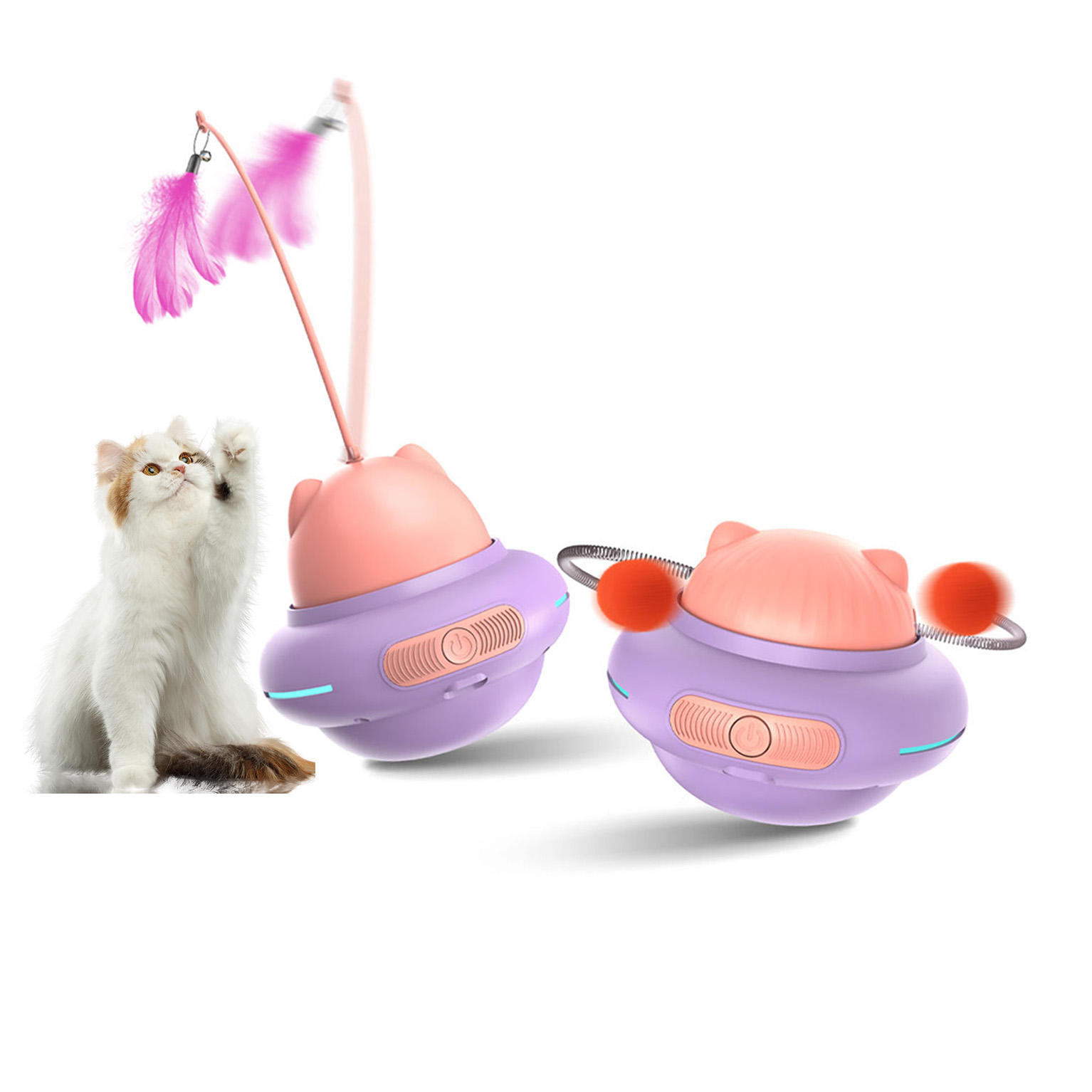 3-in-1 Interactive Cat Toy Set-01