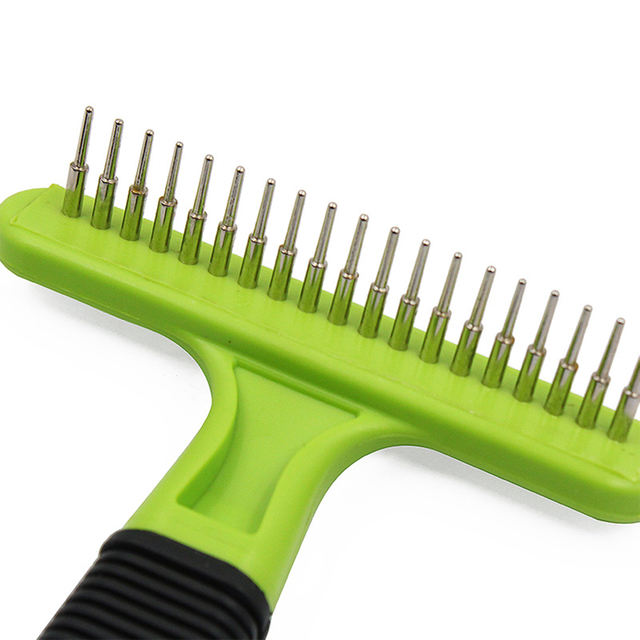 Single-Row Pet Undercoat Rake – Long Teeth / Short Teeth for Dogs and Cats【CDP19S/ CDP19L】