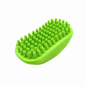 Dog Shampoo Brush with Plum Blossom Pillars【RB013】