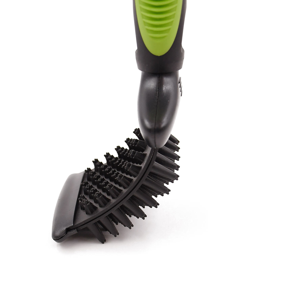 Double-Sided Pet Massage Bath Brush with Flexible Head for Dogs & Cats【0101-020-J】