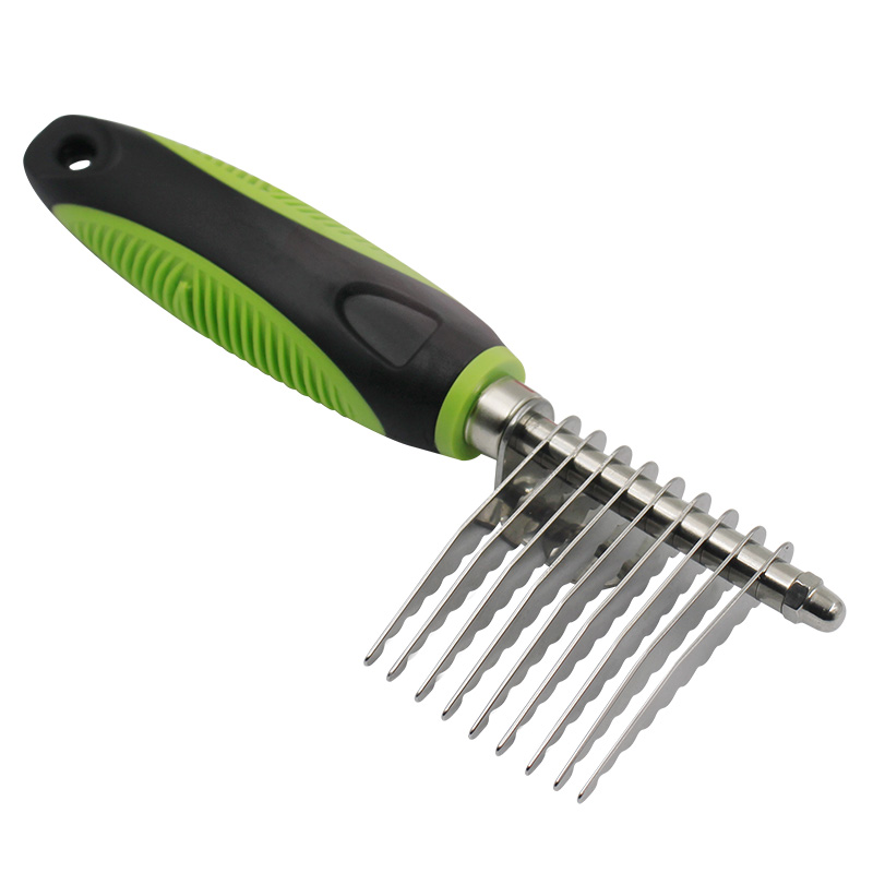Wavy-Tooth Long Hair Detangler | Dog & Cat Grooming Comb【FSQ9】