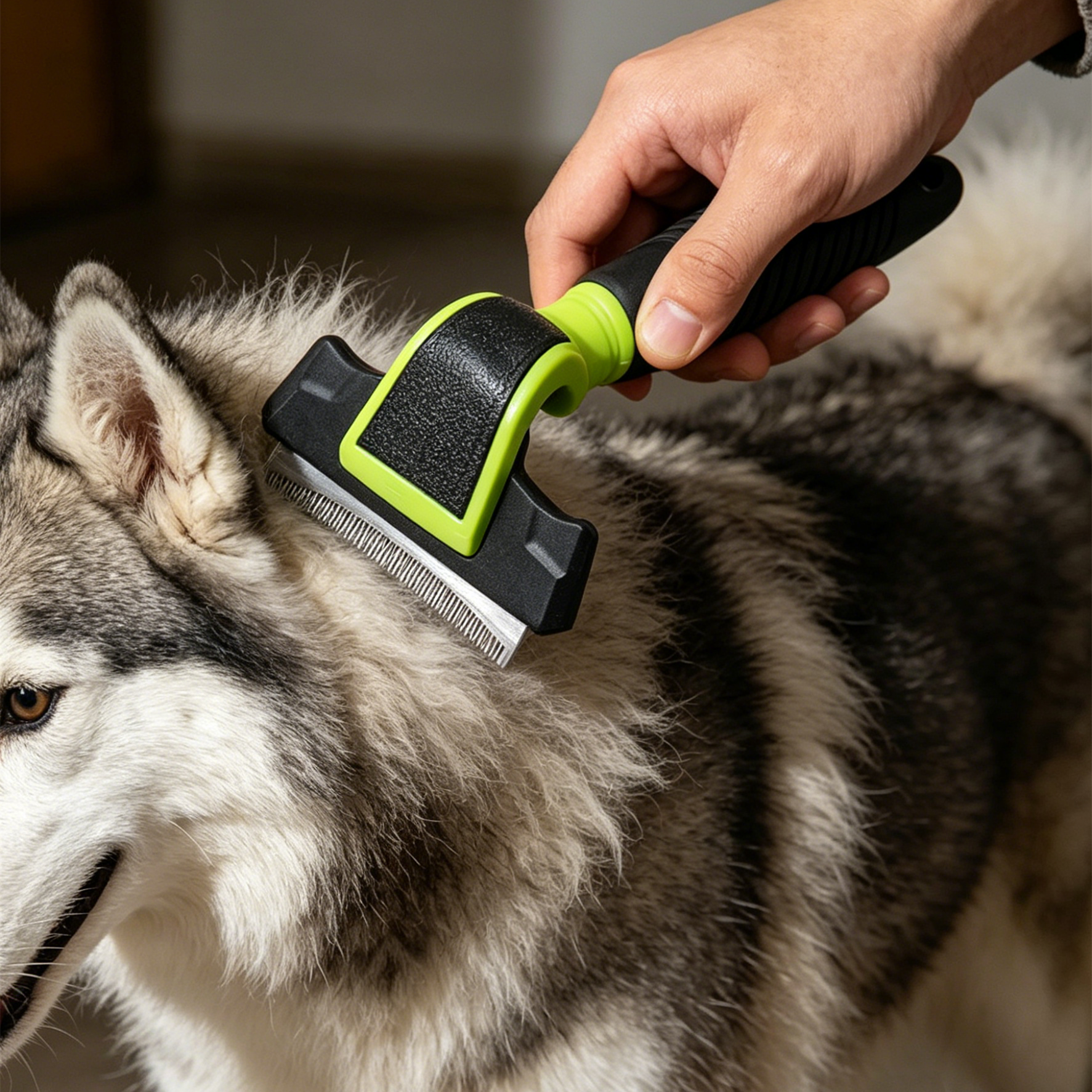 Curved Blade Deshedding Tool with Interchangeable Heads-01