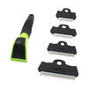 Straight-Blade Deshedding Tool with Interchangeable Heads for Dogs & Cats【DQT050/ DQT066/ DQT076/ DQT100】