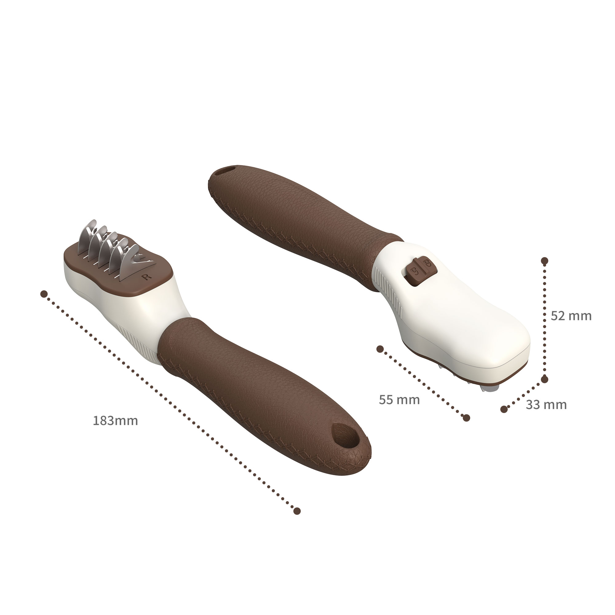 Pet Reversible Dematting Tool-02