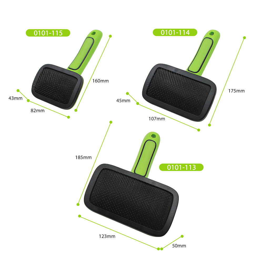 Curved Pet Slicker Brush-02