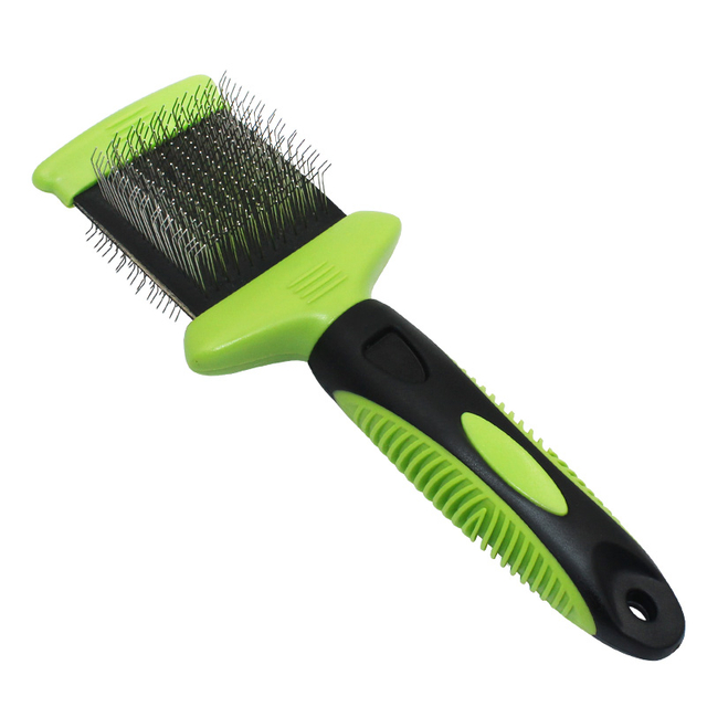 Double-Sided Flexible Pet Slicker Brush for Dogs and Cats【0101-020S/0101-020L】