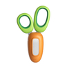 Carrot-Shaped 2-in-1 Pet Nail Clipper Set with File for Cats, Small Pets & Birds【0104-031】