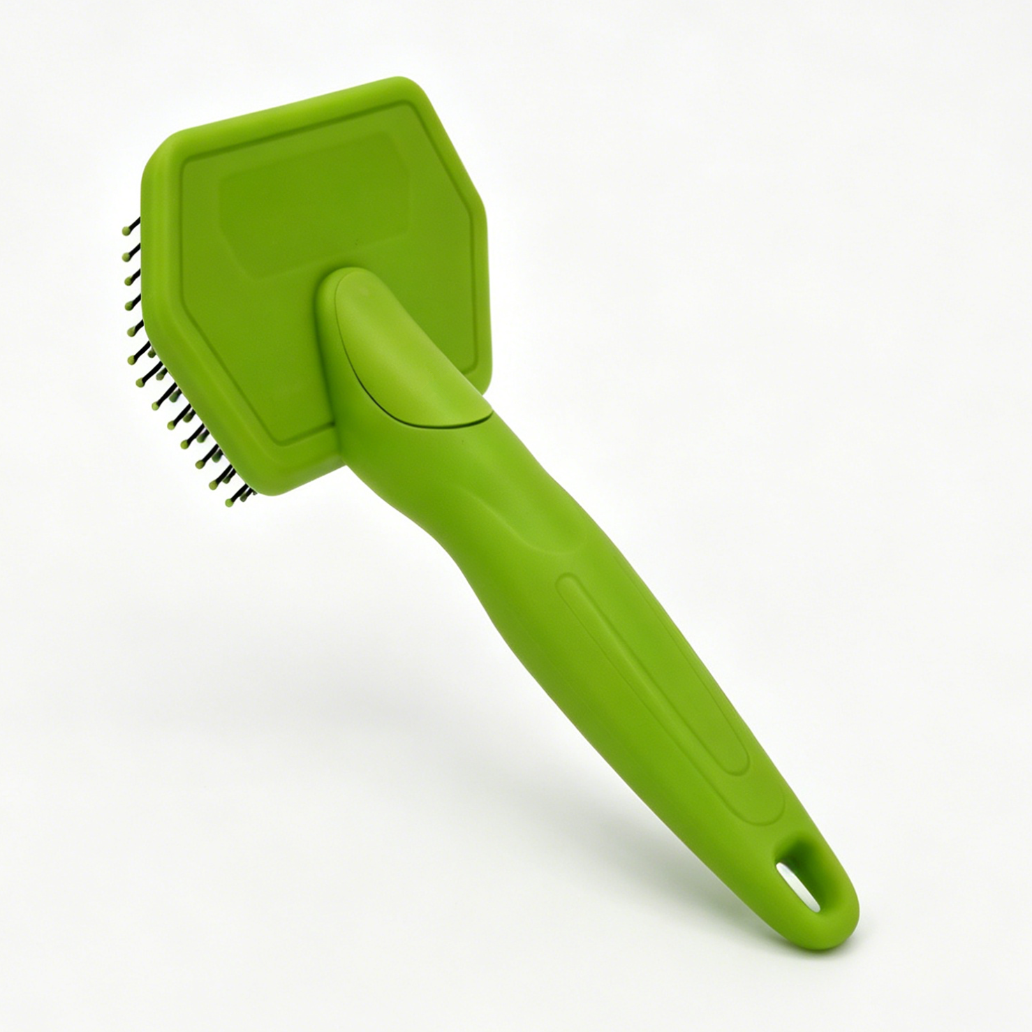 Compact Nylon Pin Pet Brush with Rounded Tips for Dogs and Cats【0101-104】