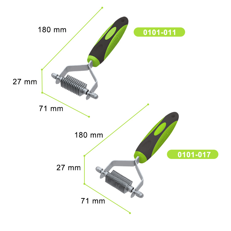 Single-Sided Dematting Rake for Dogs & Cats-02