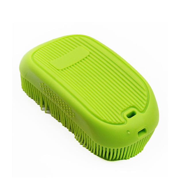Pet Bath Massage Brush with Soft Bristles for Sensitive Dogs & Cats【RB011】
