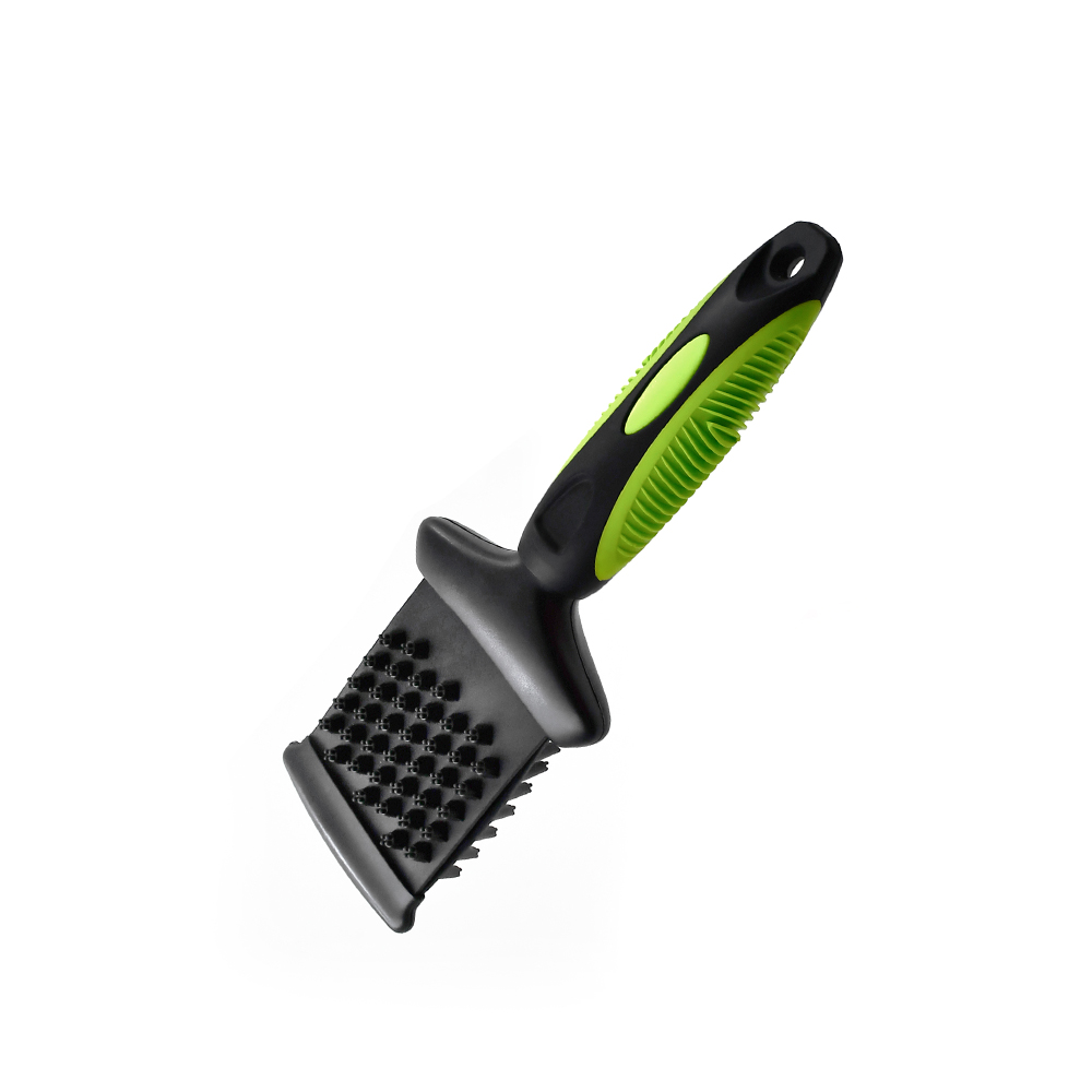 Double-Sided Pet Massage Bath Brush with Flexible Head for Dogs & Cats【0101-020-J】