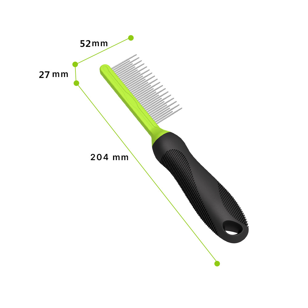 Pet Grooming Comb with Long & Short Teeth-02