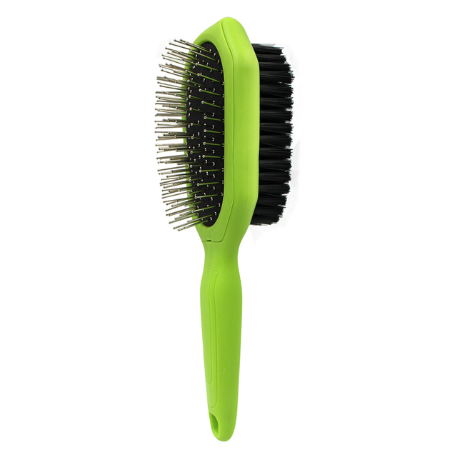 Double Sided Pin and Bristle Brush for Dogs & Cats【0101-106】
