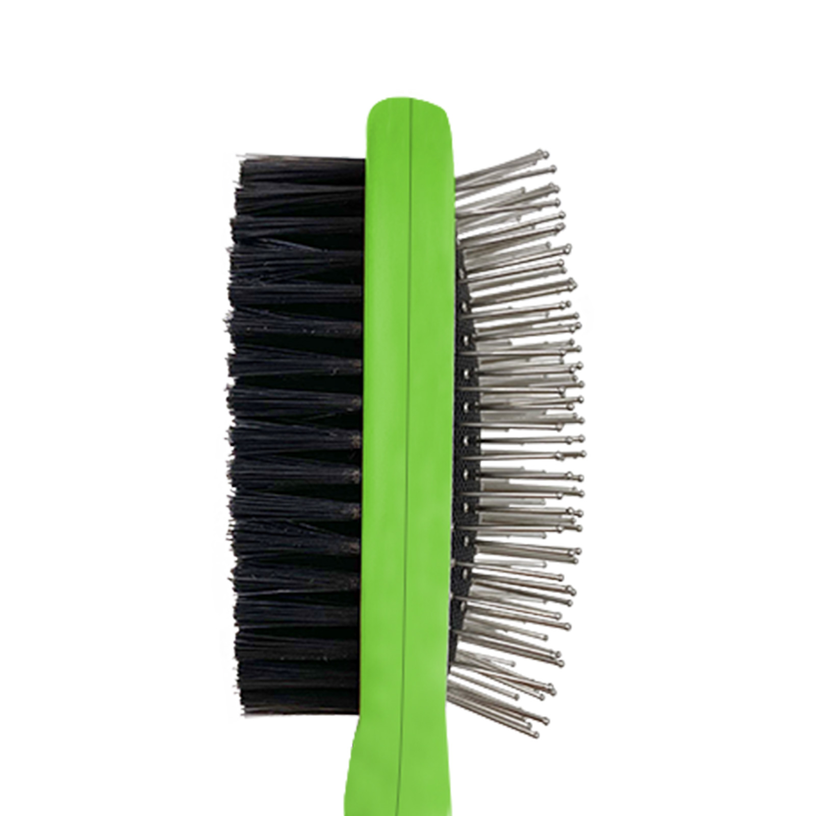 Dual-Sided Pin and Bristle Brush for Dogs & Cats【0101-116/0101-117】