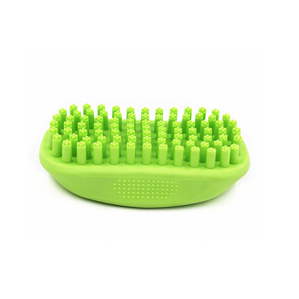 Dog Shampoo Brush with Plum Blossom Pillars【RB013】