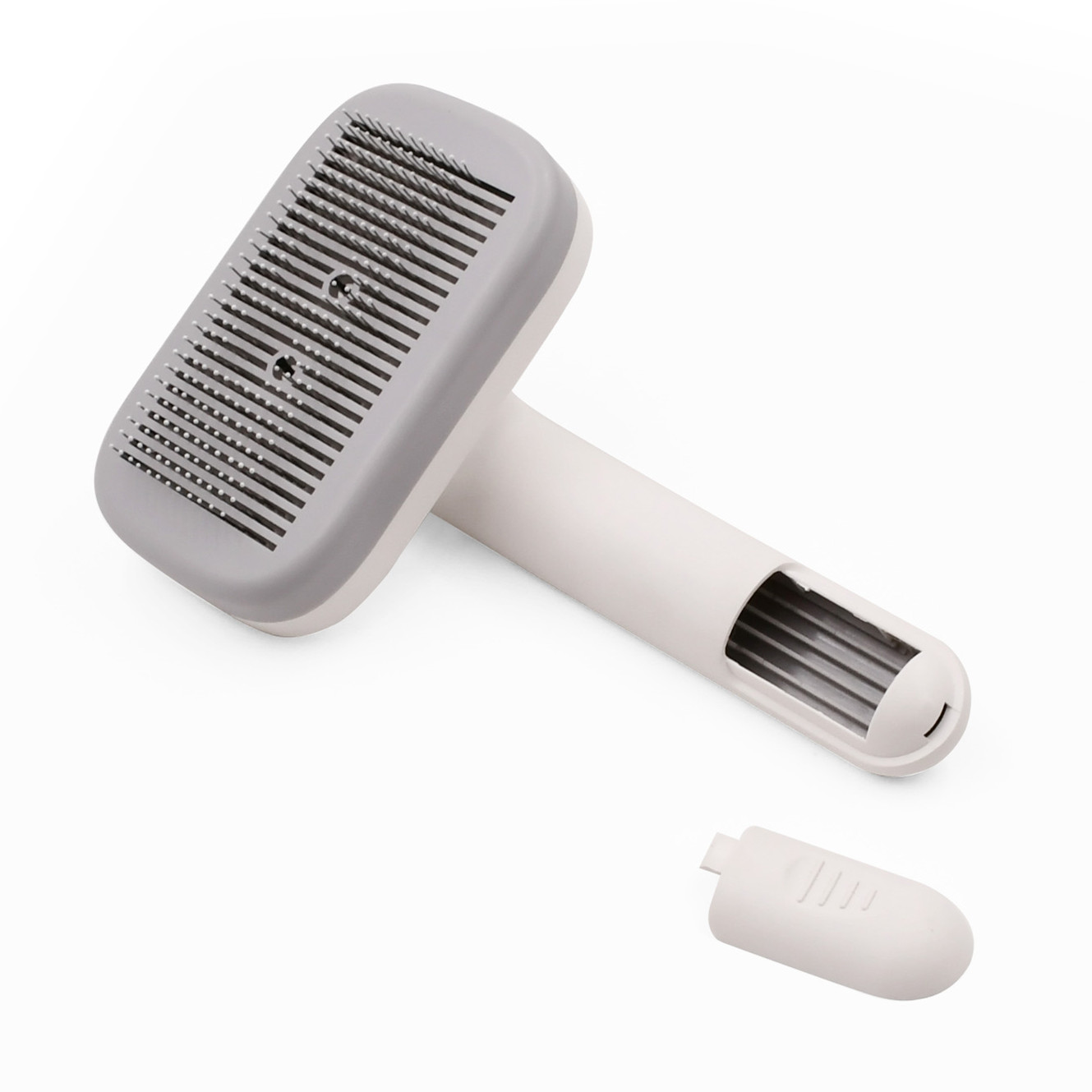 Anti-static Ionic Pet Slicker Brush with Self-Cleaning Function 【0101-124】