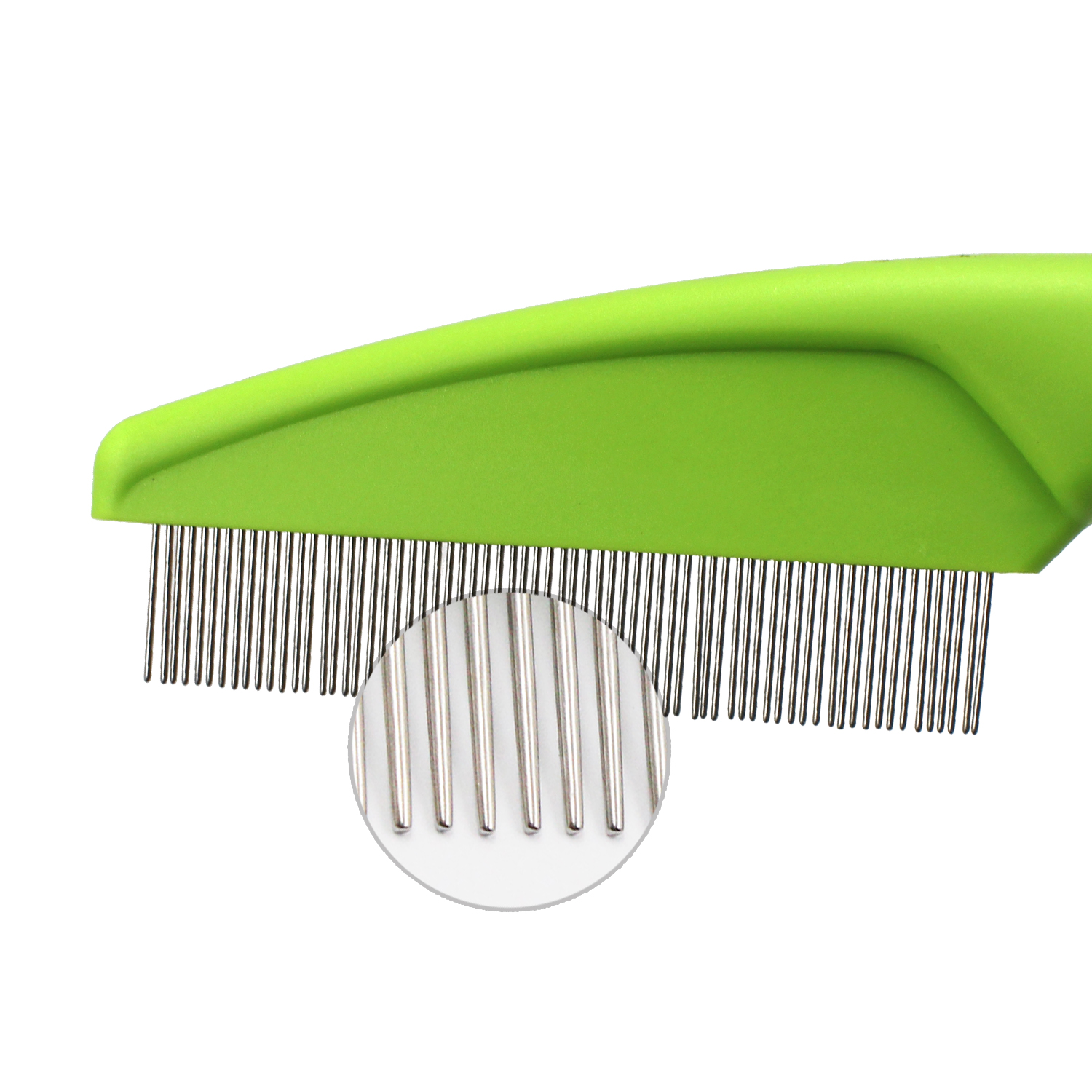 Rotating Pin Pet Comb with 68 Fine Pins for Dogs and Cats 【0101-002】