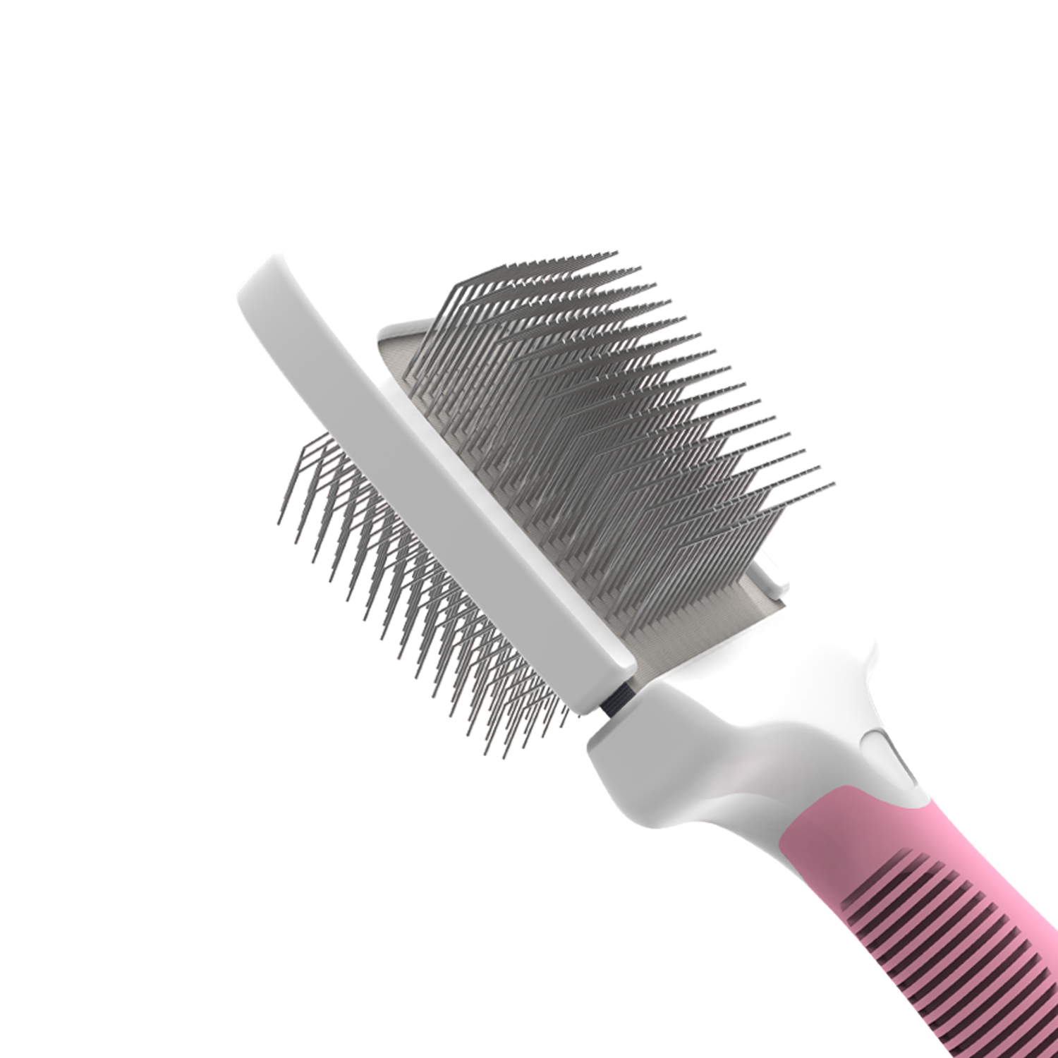 Flexible Head Dual-Sided Pet Slicker Brush with Soft & Hard Extra Long Bristles for Dogs and Cats【0101-146】