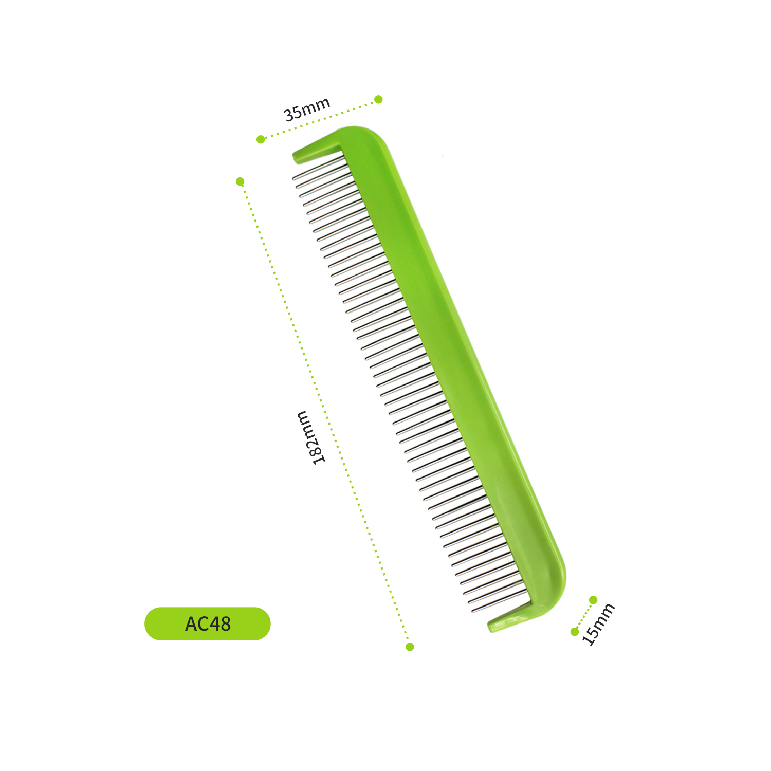 Rotating Pin Pet Comb-02