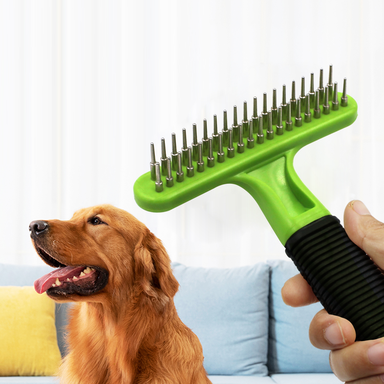 Double Row Undercoat Rake Comb-01