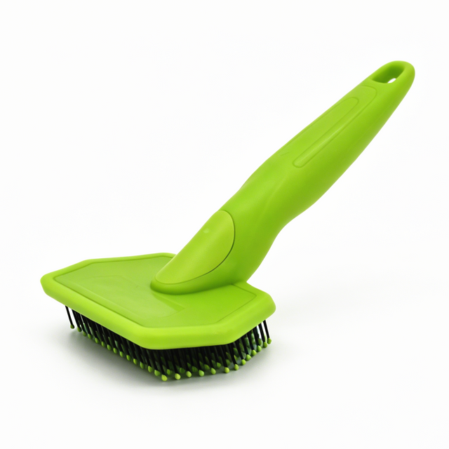 Compact Nylon Pin Pet Brush with Rounded Tips for Dogs and Cats【0101-104】