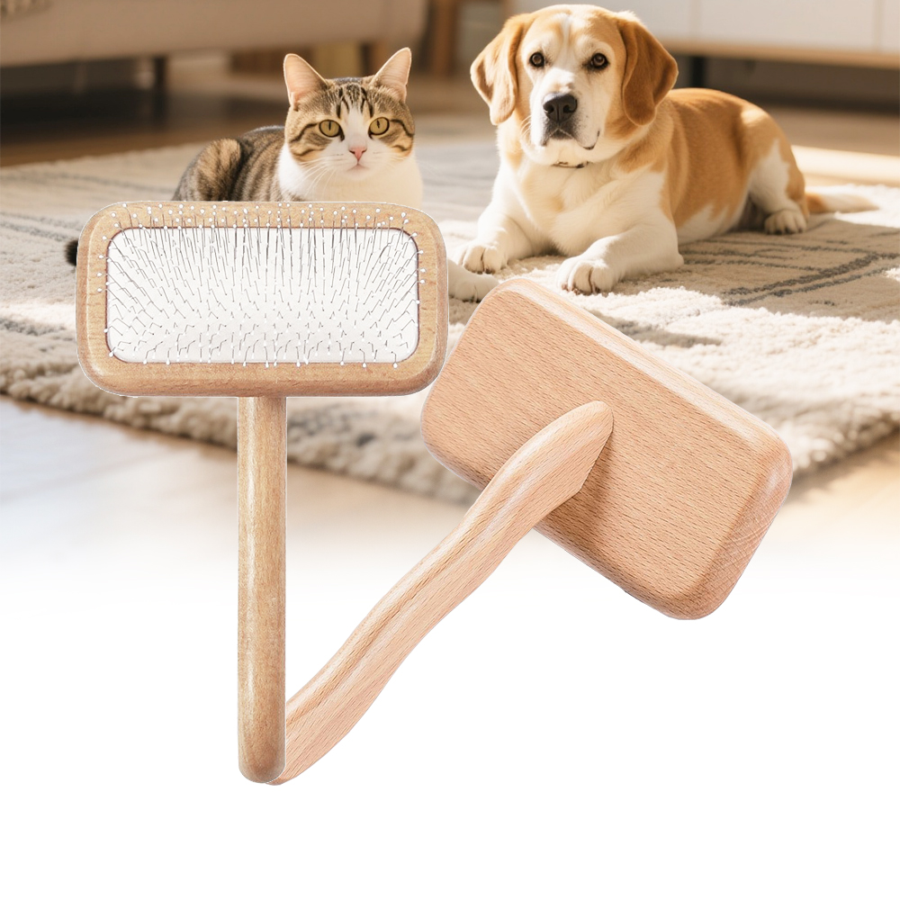 Solid Beechwood Slicker Brush-01