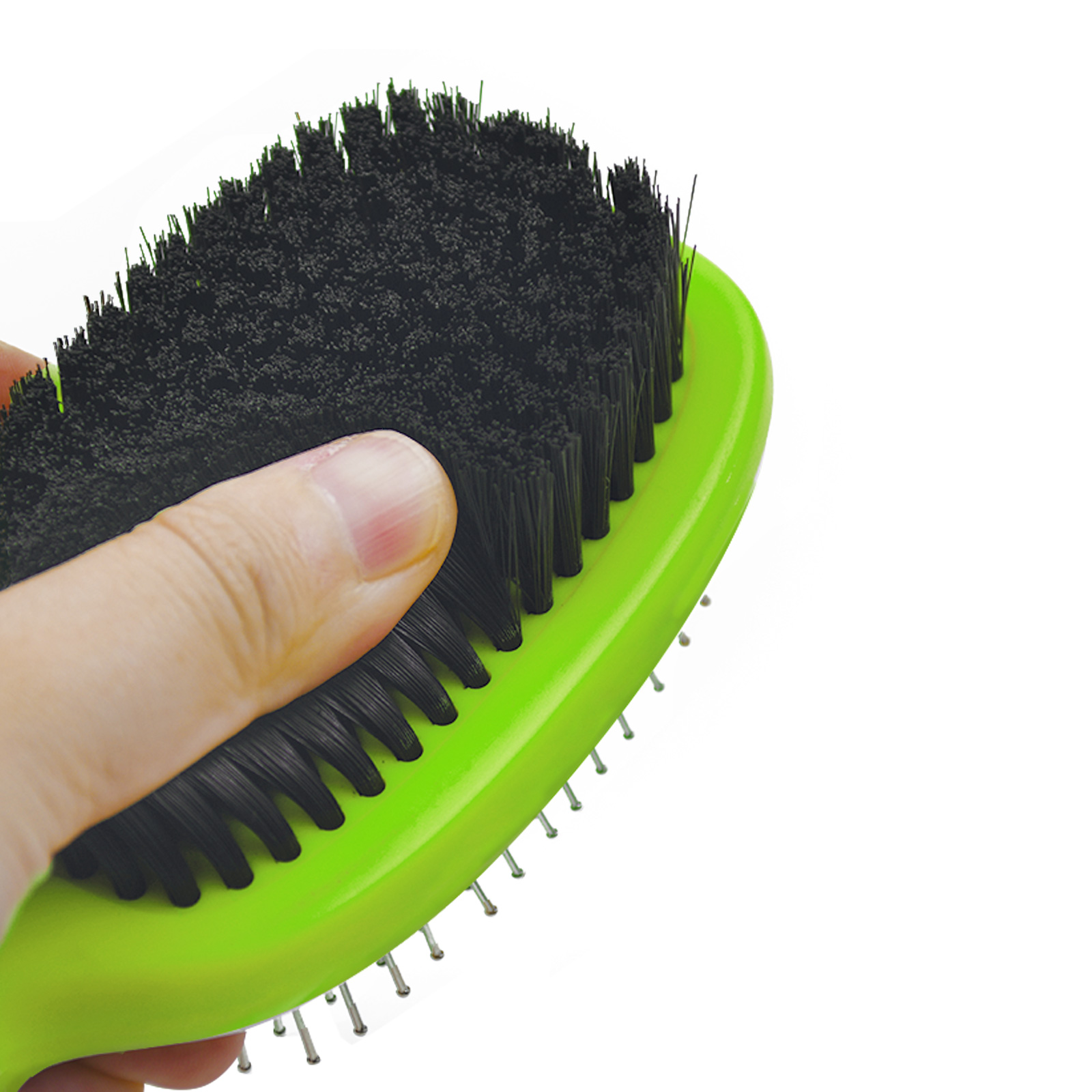 Dual-Sided Pin and Bristle Brush for Dogs & Cats【0101-116/0101-117】