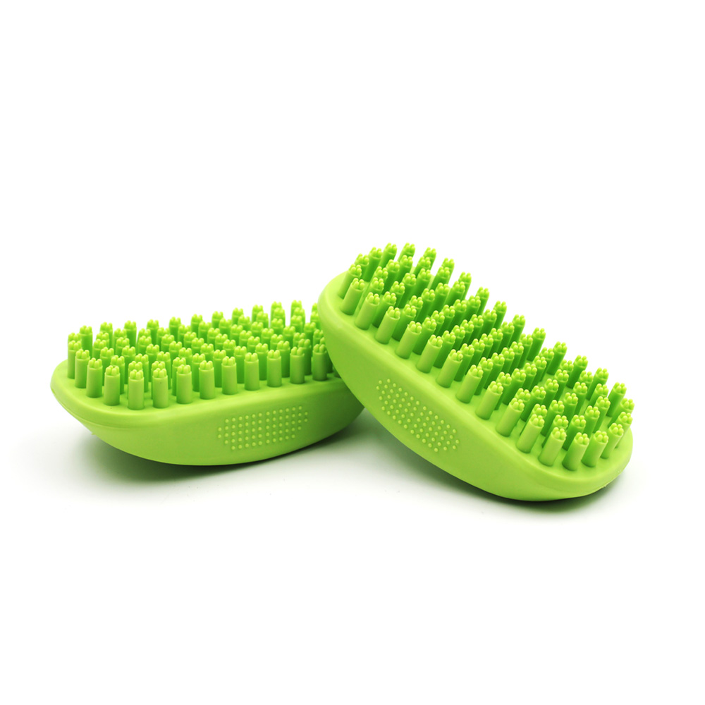 Dog Shampoo Brush with Plum Blossom Pillars【RB013】