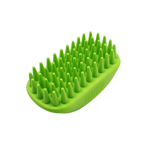 Pet Massage Shampoo Brush with Long Conical Teeth【RB012】