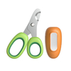 Carrot-Shaped 2-in-1 Pet Nail Clipper Set with File for Cats, Small Pets & Birds【0104-031】