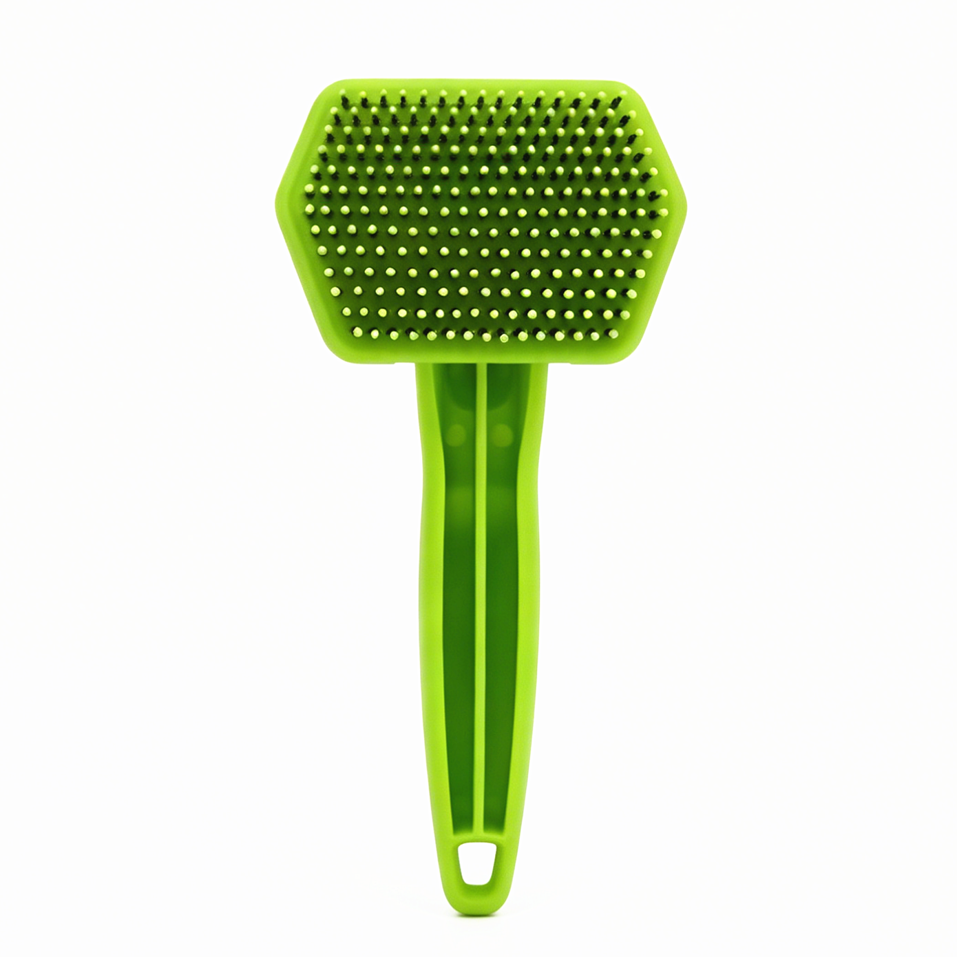 Compact Nylon Pin Pet Brush with Rounded Tips for Dogs and Cats【0101-104】