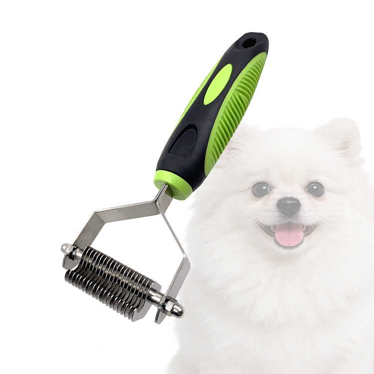 Single-Sided Dematting Rake for Dogs & Cats-01