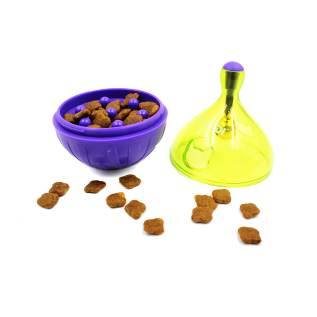 Interactive Treat Dispenser Wobbler Toy for Cats 【0201-002】