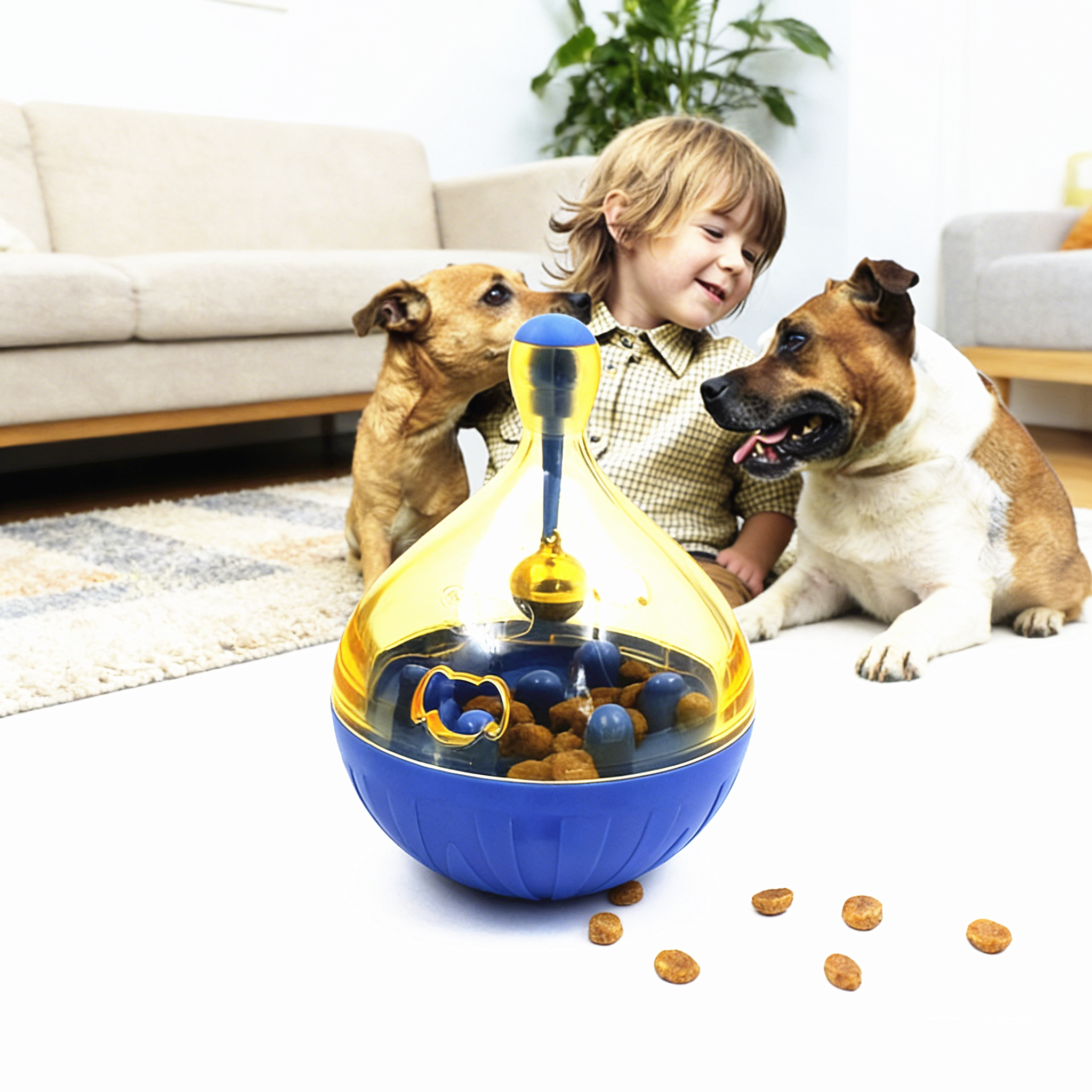 Interactive Treat Dispenser Wobbler Toy for Dogs-01