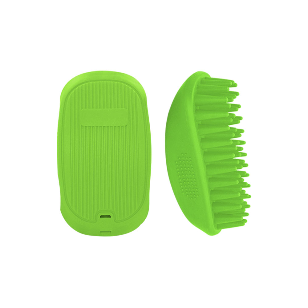 Pet Massage Shampoo Brush with Long Conical Teeth【RB012】