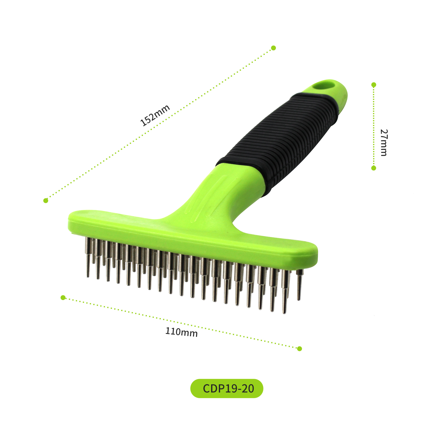 Double Row Undercoat Rake Comb-02