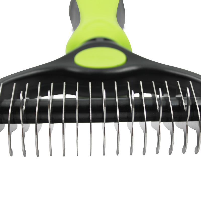 Double-sided Pet Dematting Rake Comb for Dogs & Cats【0101-089 /0101-090】